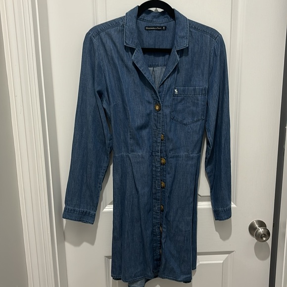 Abercrombie and fitch denim chambray dress shirt - Picture 2 of 8